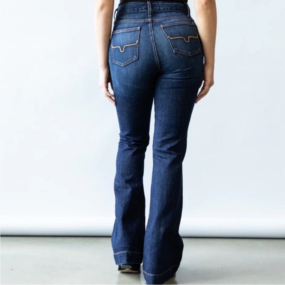Kimes Ranch Jennifer jeans Size 0 ultra-high rise super wide flare leg